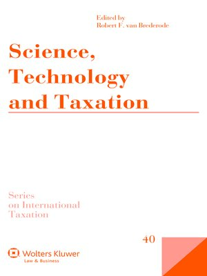 cover image of Science, Technology and Taxation